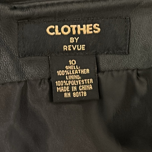 Clothes by Revue Genuine Leather Maxi Skirt size 10 - Picture 7 of 8